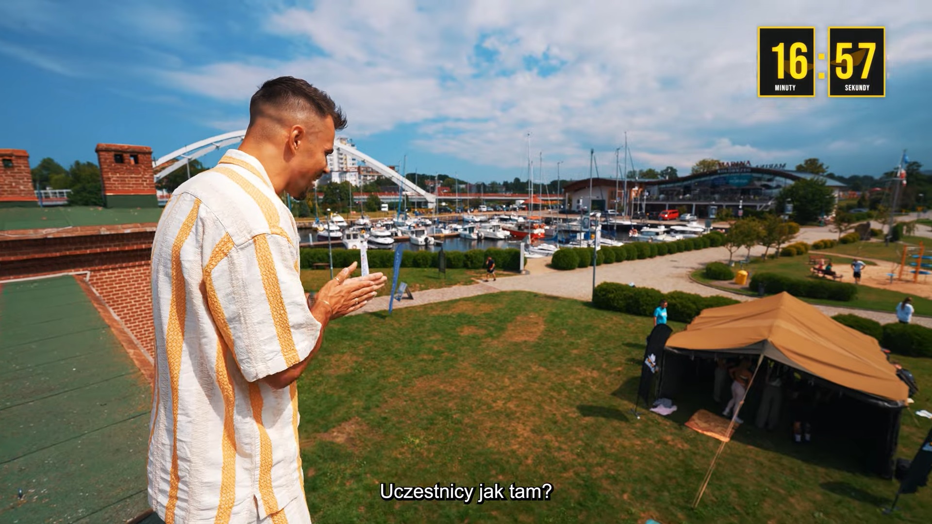 Port Kołobrzeg w roli planu filmowego programu „Sabotażysta 4”